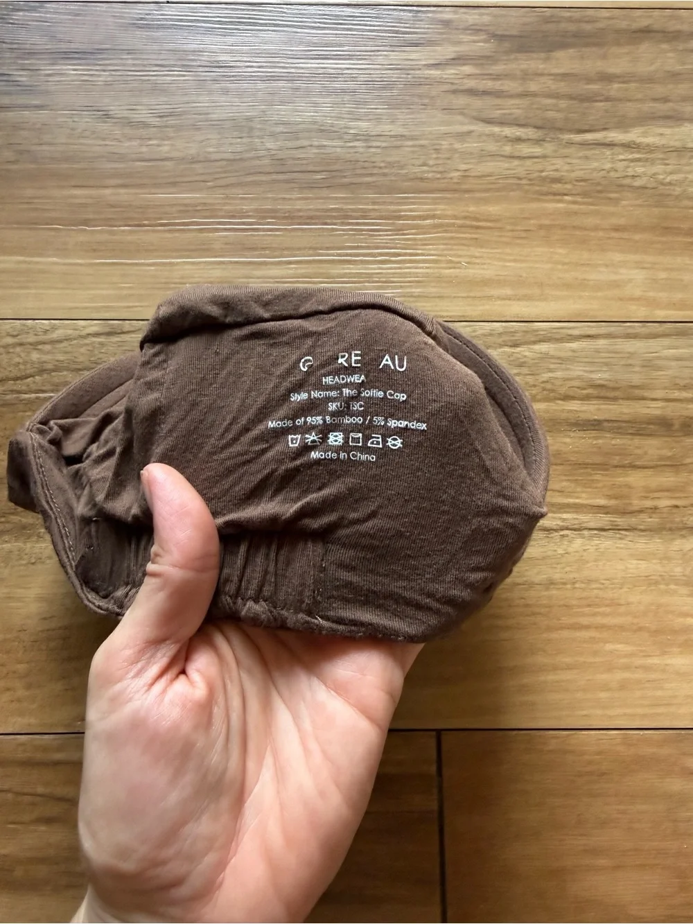 Grace Eleyae The Softie Cap Brown Bamboo Blend Chemo Hair Loss Hat One Size